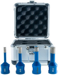  4 részes lyukfúró készlet alu kofferben Cobra Pro