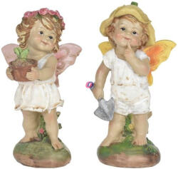 D&D Tündér cseréppel, ásóval álló poly 6, 6x5, 7x12 cm sárga, rózsaszín 2 féle (DD67357)