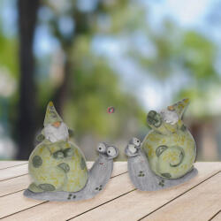 D&D Manó figura csigaháton ülő poly 8cm zöld, szürke 2 féle (1db) (DD63671)