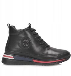 Filippo Bőr fűzött bokacsizma Filippo DBT4215/24 Bk (08078673)