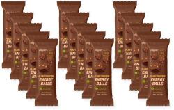Vilgain Multipack 15 pièces - Plant Protein Energy Balls BIO -⁠ puha snack folyékony töltelékkel, diófélékkel megszórva, prémium BIO összetétel, rizs- és borsófehérje kombinációja