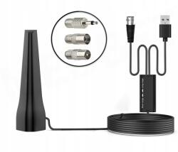  Fm Dab+ Antenna Erősítővel, 4 Különböző Csatlakozóval A Toronyrádió Mozihoz (716252310551)