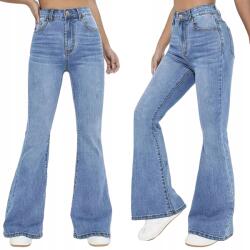 M. Sara Svéd széles szárú farmer kényelmes farmer női harang Flare