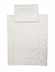 Baby Bruin Gyermek ágynemű szett Bébi méret, rózsa csillagok 70 * 90 cm (2 db/sz) - babybear