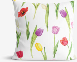 Goldea díszpárnahuzat - színes tulipánok 40 x 40 cm