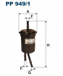 Filtron Üzemanyagszűrő Filtron Pp 949/1