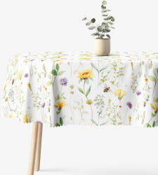 Goldea ovális teflonos terítő - réti világ 140 x 180 cm