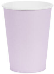  Levendulalila papír pohár 250 ml, 6 db-os csomag (KPP90-002-EU1)