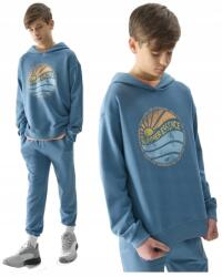 4F Pamut kapucnis fiú melegítő pulóver TSWSM0935 > 152 (4FJWSS24TSWSM0935-32S)