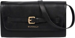 Burkely Női crossbody bőr kézitáska Burkely Clutch - fekete
