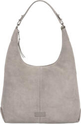 Burkely Női bőr kézitáska Burkely Ivet vállán - szürke