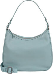 Burkely Női bőr kézitáska Burkely Ivet vállán - világoskék