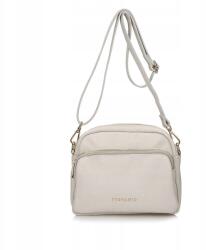 Toscanio Olasz bőr kézitáska postás táska Toscanio F84 j. szürke (F84)