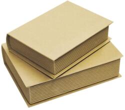  Könyv formájú dobozok, 2 db-os szett