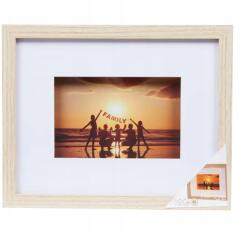  Képkeret Led fénnyel 10 x 15 cm 9 Dióda Időzítő Fa Barna (DIOD TIMER)