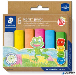 STAEDTLER Aszfaltkréta, jumbo, STAEDTLER "Noris® Junior 2365", 6 szín (2365 C6)