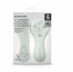 Suavinex 3162384 baba kefe és fésű szett zöld (4002654)