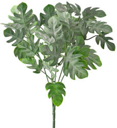 Valex Decor Monstera műnövény csokor 5 ágú, 35 cm magas - Sötétzöld (LD033-01)