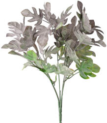 Valex Decor Monstera műnövény csokor 5 ágú, 35 cm magas - Zöld / Lila (LD033-02)