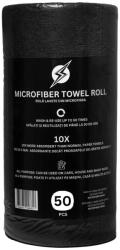 Flash Detail Rola Lavete Microfibra Flash Detail Microfiber Towel Roll, 200GSM, 30 x 30cm, Negru, 50 buc (FD-RLMTRN50)