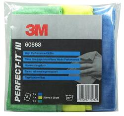 3M Laveta Microfibra Profesionala 3M High Performance Cloths, 32 x 36cm, 3 buc (606683M)