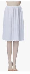  Beautelicate női alsószoknya fehér chiffon térdig érő M 60 cm