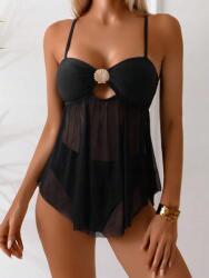 Shein Fekete Fürdőruha Szett Alsónadrág Felső (s) (612406)