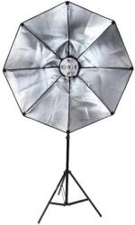 iShoot Kit suport pentru 5 becuri cu fasung E27 + softbox octogonal 90cm + stativ + 5 becuri