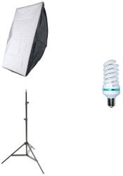 iShoot Kit lumina continua foto-video softbox 50x70cm fasung E27 incorporat + bec + stativ