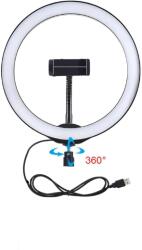 iShoot Lampa circulara 30cm LED RGB cu suport telefon si telecomanda