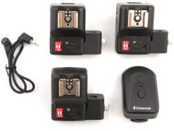 iShoot Kit trigger + 3x receiver 4 canale PT-04NE universal