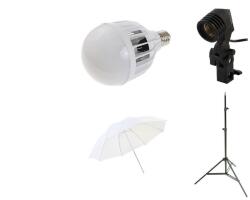 iShoot Starter kit lumina continua foto-video umbrela de difuzie si bec LED 48W 6500K