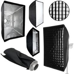 iShoot Softbox 60x90cm cu deschidere tip umbrela grid si montura Bowens