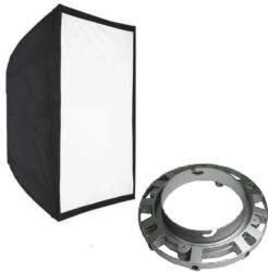 iShoot Softbox 40x40cm cu montura Elinchrom