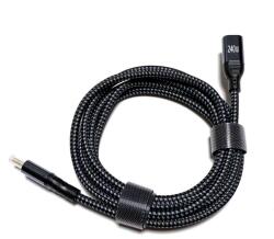iShoot Cablu USB Type-C la USB Type-C 2.0 240W PD 3.1 1.5m Middle Bend