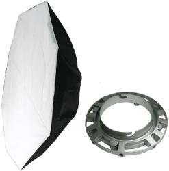 iShoot Softbox octogonal octobox 95cm cu montura Elinchrom si Velcro pentru grid