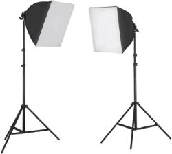 iShoot Kit lumina continua foto-video 2x stativ 190cm+2x softbox cu fasung 40x40cm+2x bec 85W