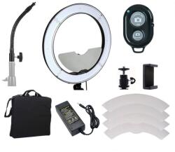iShoot Kit Lampa circulara RL-18 240LED-uri 3200-5600K