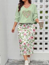 Shein Melegítő Szett Virág Mintás (3XL) (612315)