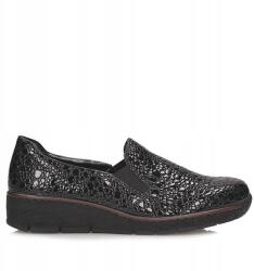 RIEKER Klasszikus fekete női félcipő Rieker 53766-45 (53766-45)