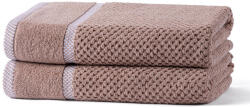 decoDoma Set de 2 prosoape de baie din frotir MODENA latté 70 x 140 cm Prosop