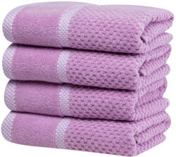 decoDoma Set de prosoape din frotir MODENA liliac 50 x 100 cm, 4 buc Prosop