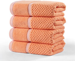 decoDoma Set de prosoape din frotir MODENA caisă 50 x 100 cm, 4 buc Prosop