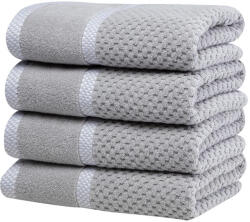 decoDoma Set de prosoape din frotir MODENA gri 50 x 100 cm, 4 buc Prosop