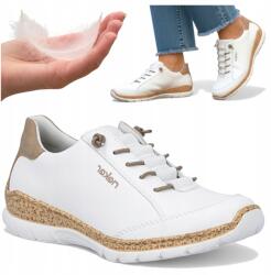 RIEKER Női sportcipő 40 Rieker Sportos Kényelmes Tavaszi Bebújós Könnyű Fehér (RIEKER N42K5-80)