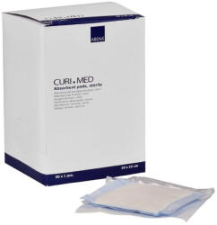 Abena Group Curi-med nedvszívó sebpárna steril 10 x 10 cm 50 db/doboz (abena) (850)