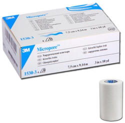 MICROPORE 3M MICROPORE ragtapasz - 7, 5 cm x 9.14 m (U00018231)