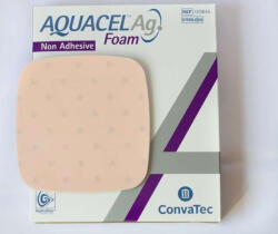 AQUACELL Aquacel ag foam 15 x 15 cm nem öntapadó habkötszer steril (25947)