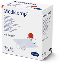  Medicomp steril 4 rétegű sebfedő 10x10cm