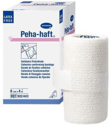 PEHA-HAFT 8 cm x 4 m öntapadó kötésrögzítő pólya (latex mentes) hartmann (4453)